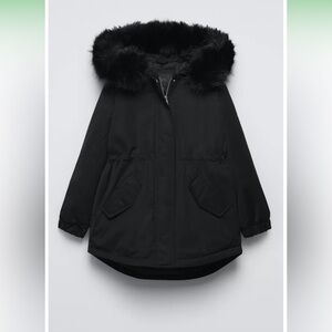 Zara Elegant Charcoal Outerwear